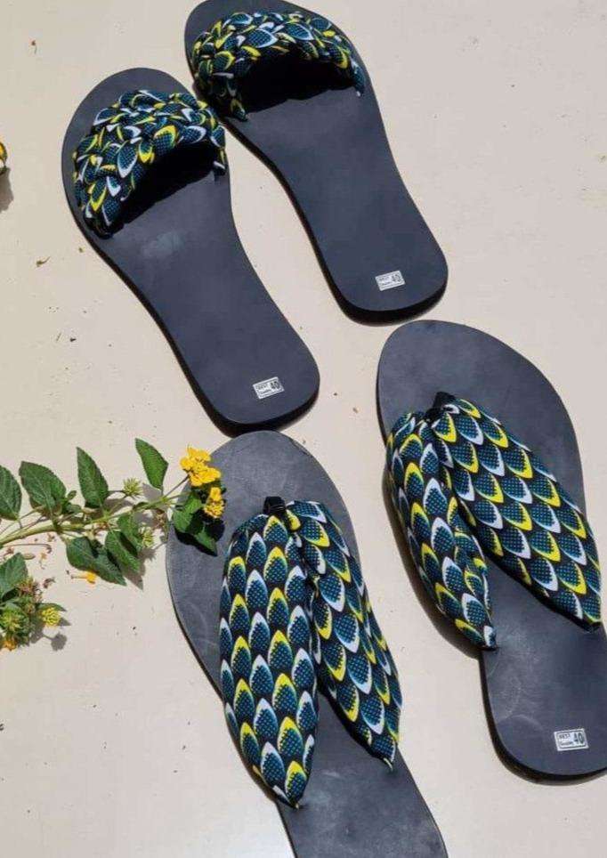 Shoe African Print Slippers African Print Slippers