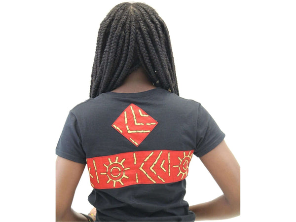 Méthanoia T-shirt african printed pattern