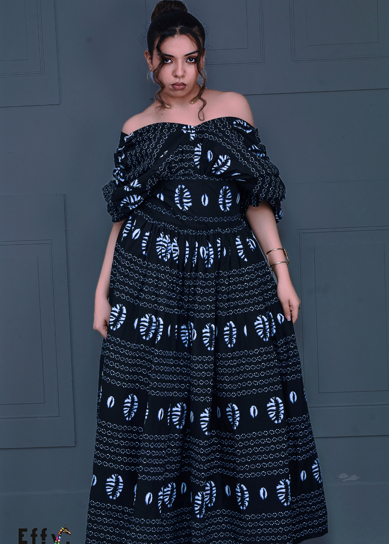 Netan African print dress|Maxi dress L