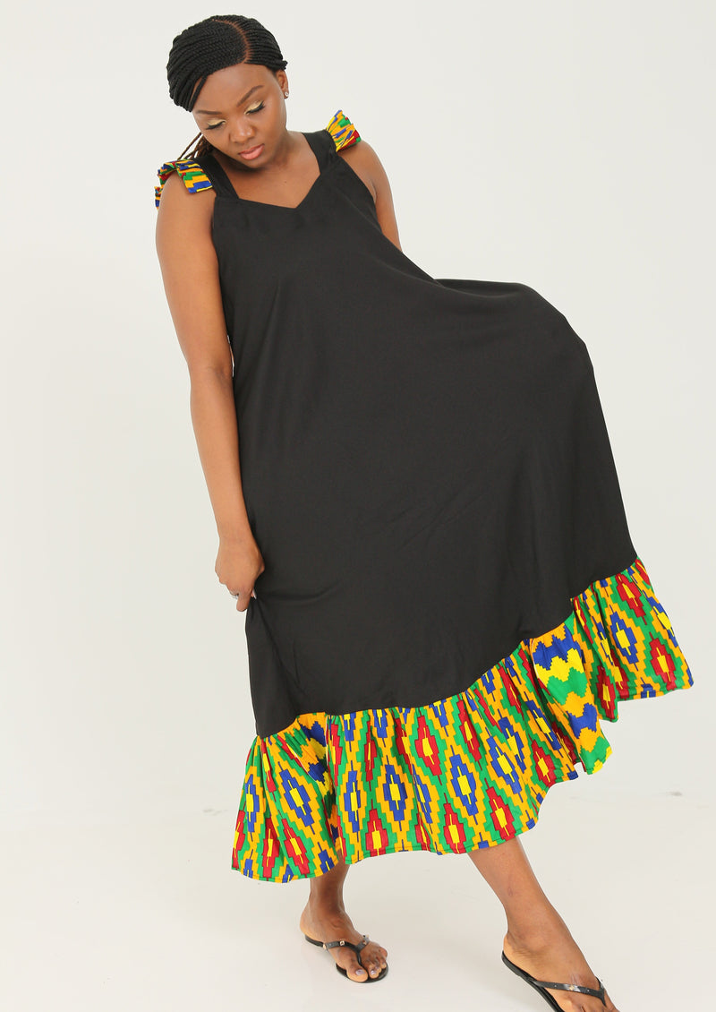 african maxi dress