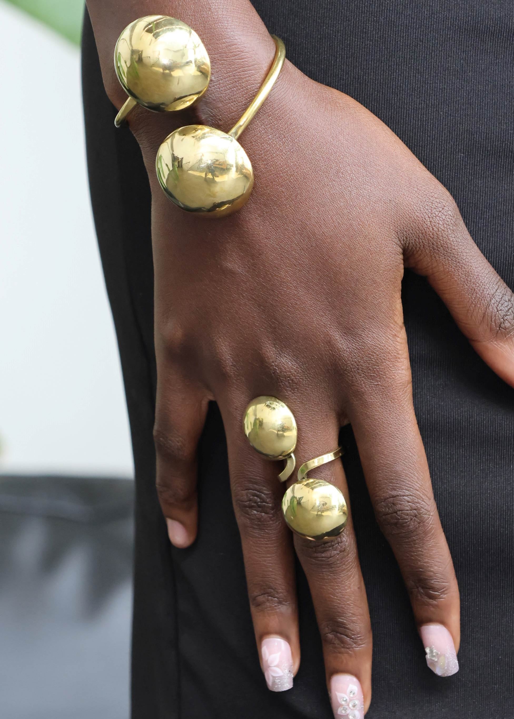 Adama african brass Jewelry set