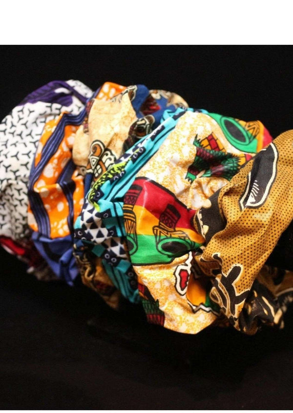 Ankara african print scrunchies