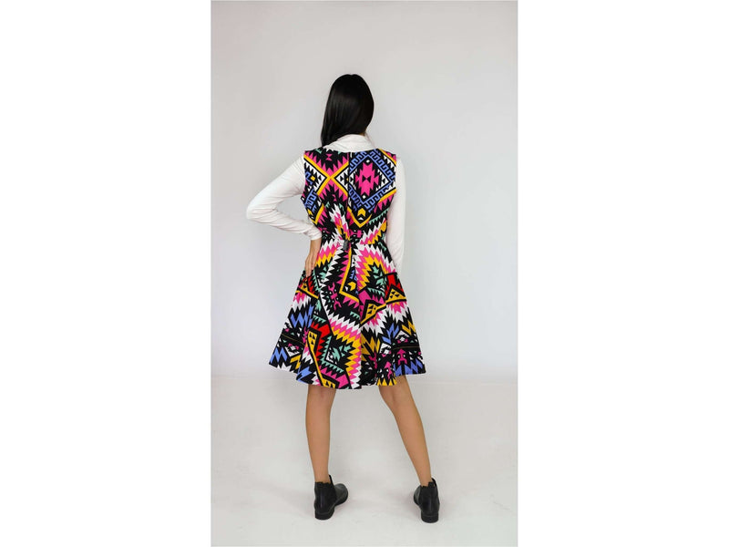 Jude African print dress