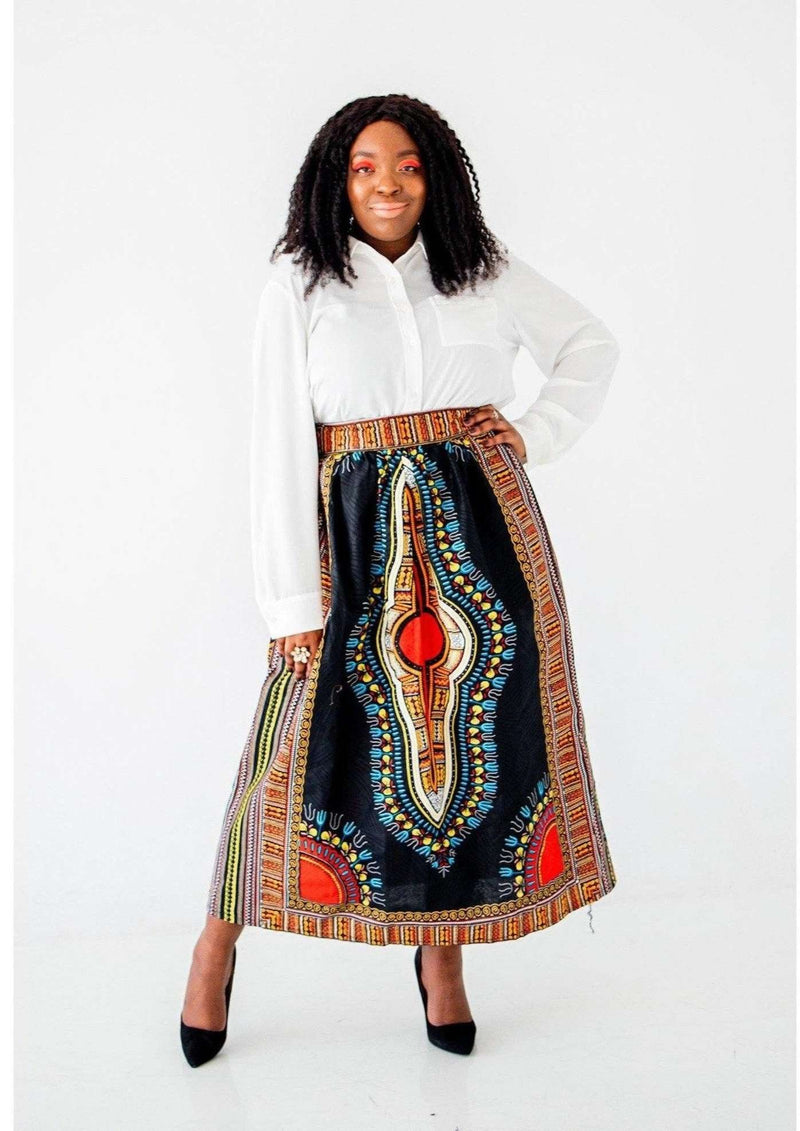 Suri Dashiki maxi skirt